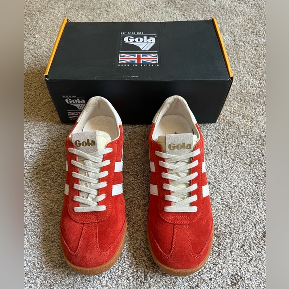 Gola Elan Red and White Sneakers - Women’s Suze 9 - Picture 3 of 8
